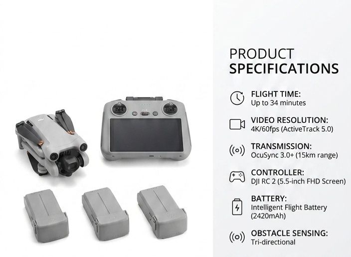 Dji Mini  5 Pro Fly More Combo