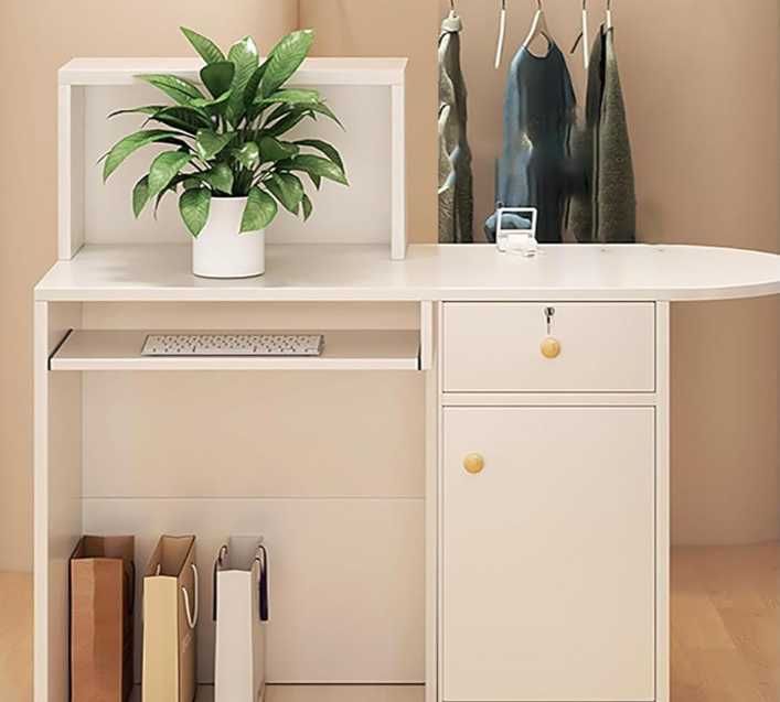 Balcão Recepçao Branco ou Branco/ Cinza c/ LED