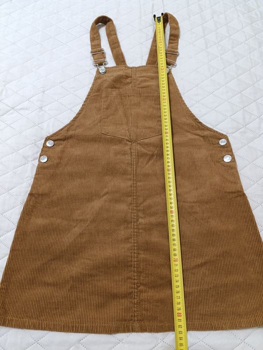 Сарафан вельветовий, 38р. Stradivarius коричневий