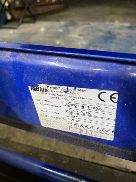 Blue Gensets Honda GX160 AGREGAT