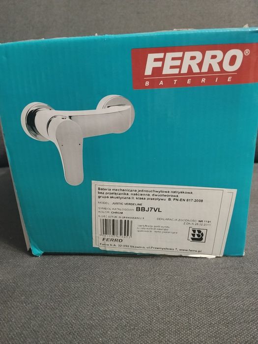 Bateria prysznicowa FERRO
