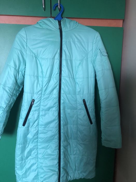 Плащ для вагітних на дві сторони з вставкою