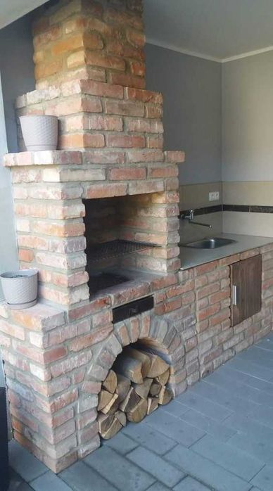 Grill murowany/Wędzarnia/ Piec do pizzy