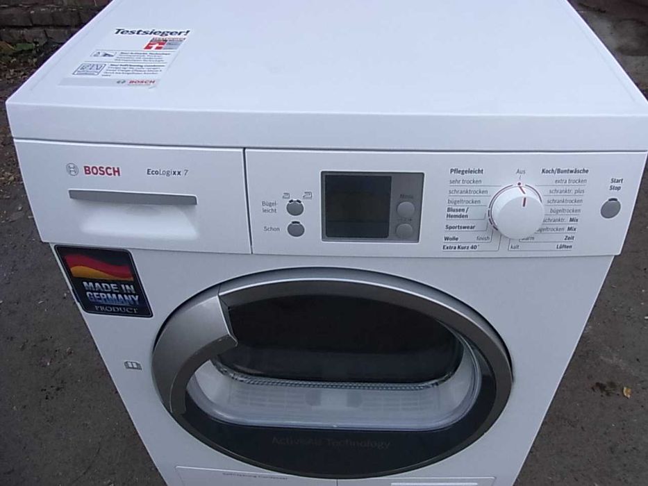 Сущильна машина - Сушка BOSCH Eco Logixx 7 WTW86560 компресорна MIELE