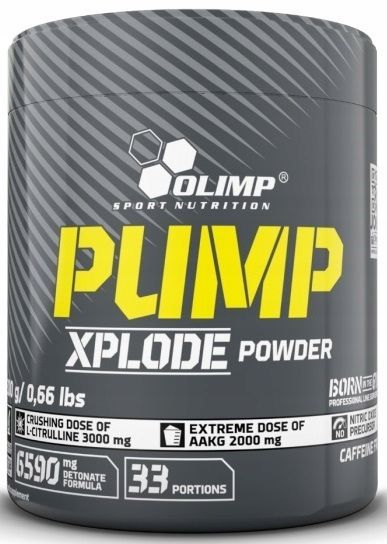 olimp pump xplode 300g przedtreningówka pompa