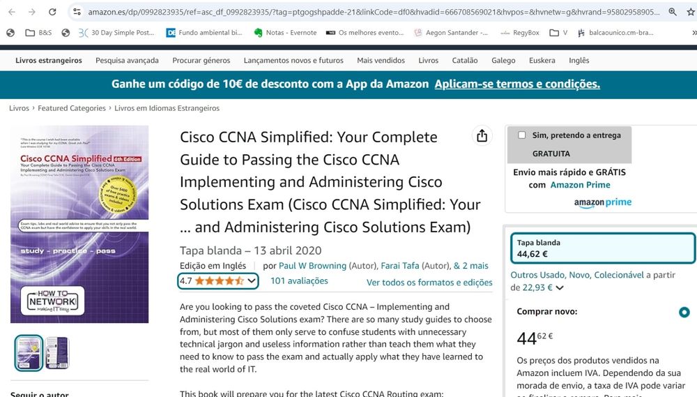 Livro de redes de computadores cisco CCNA