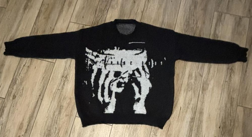 Світер в готичному стилі Y2k в преміум якості.Розмір M