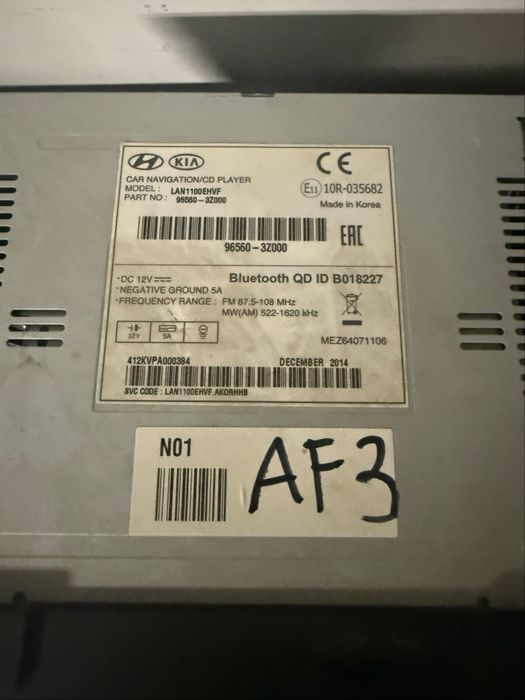 Radio nawigacja GPS CD Hyundai i40 11-19r Bluetooth