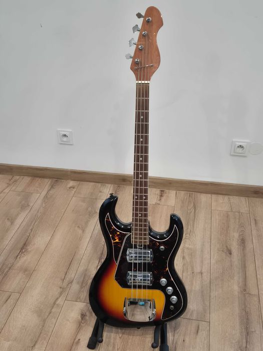 TEISCO SILVERTONE 1490 BASS gitara basowa 1960s JAPONIA