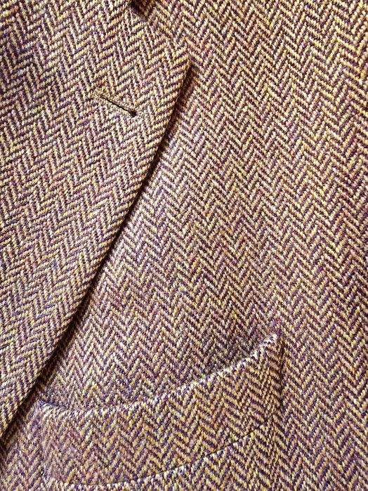 Hugo Boss твидовый утепленный шерстяной пиджак