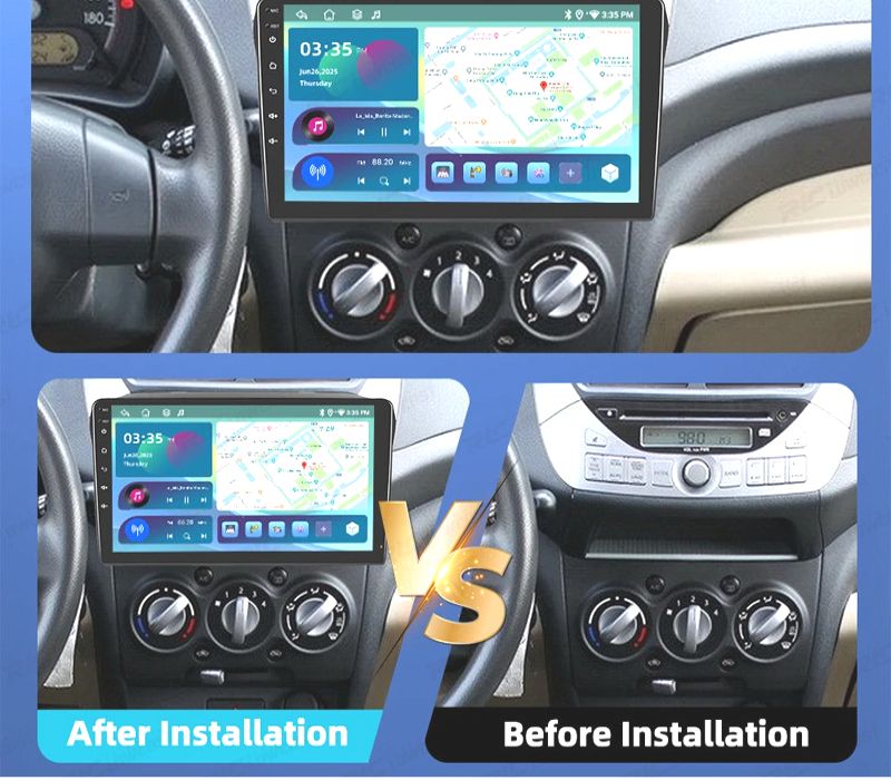 RÁDIO GPS ANDROID 13 SUZUKI ALTO 09-13