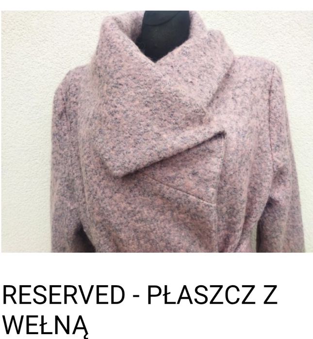 Płaszcz z wełna oversize