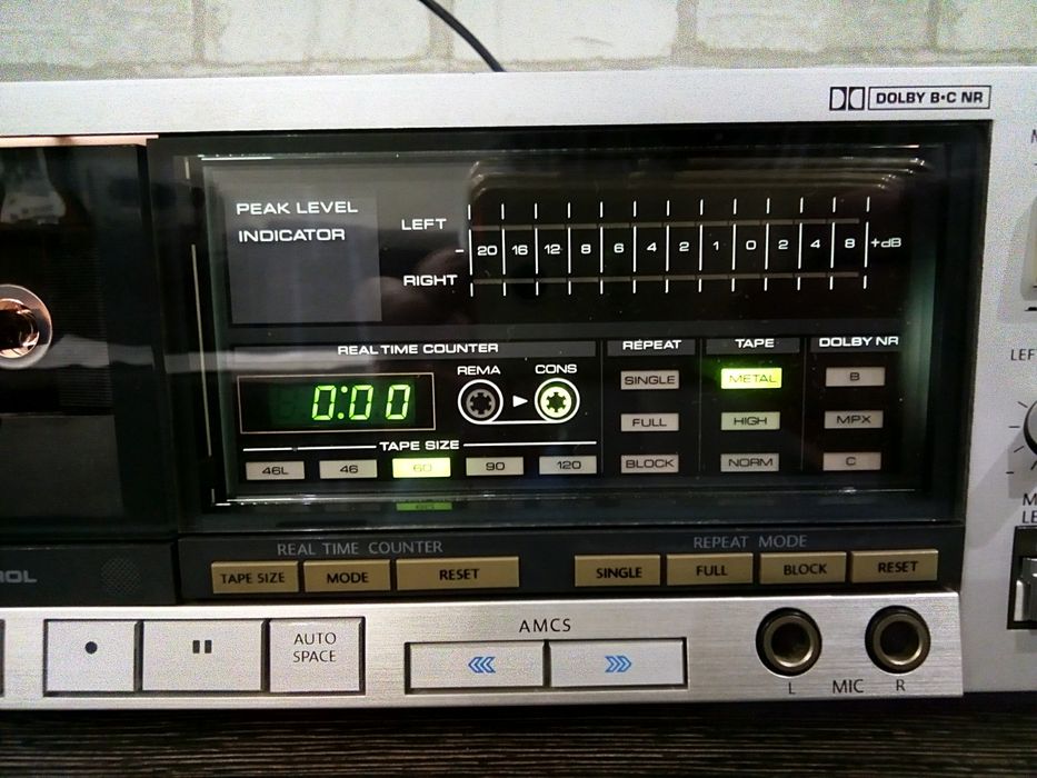 Onkyo Integra TA-2500 Stereo Cassette Tape Deck 1984-86