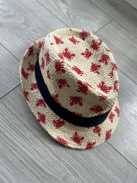 Letni chłopiecy kapelusz słomiany