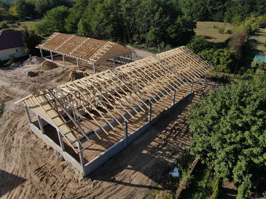 Prefabrykowane wiązary dachowe