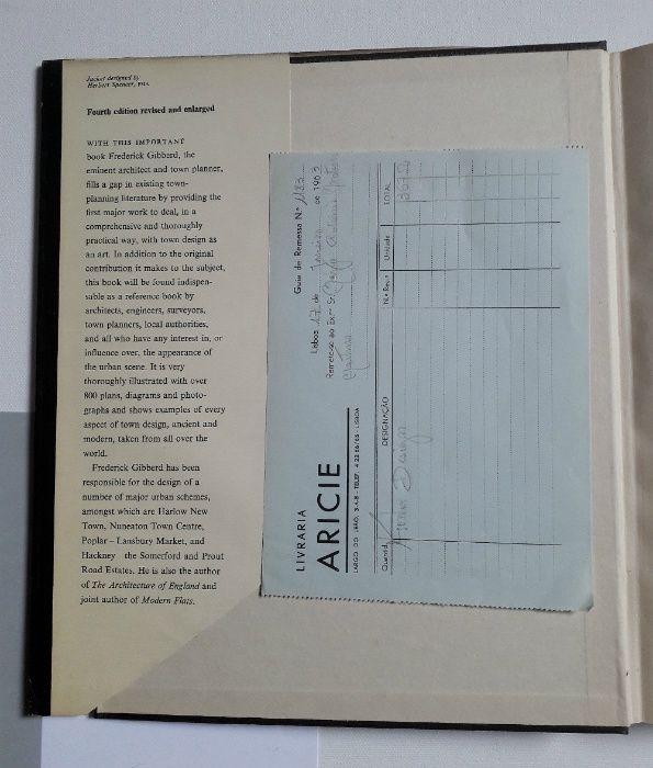 Livro Town Design.