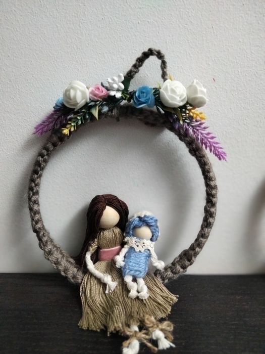 Aniversários, Bonecos macramé, artesanato, fadas