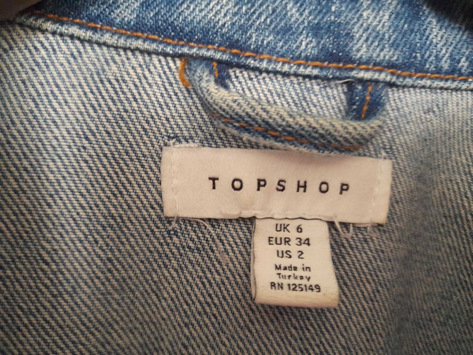 damska jeansowa kurtka