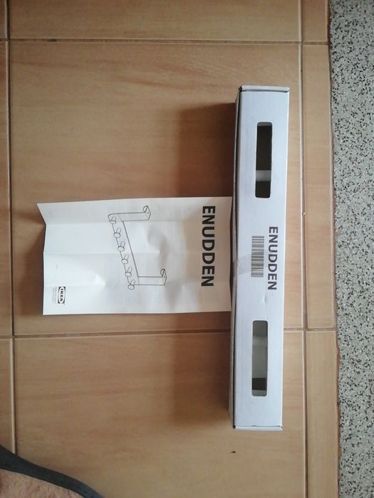 Cabides/Suportes de pendurar na porta 1 inox 1 metal(branco)