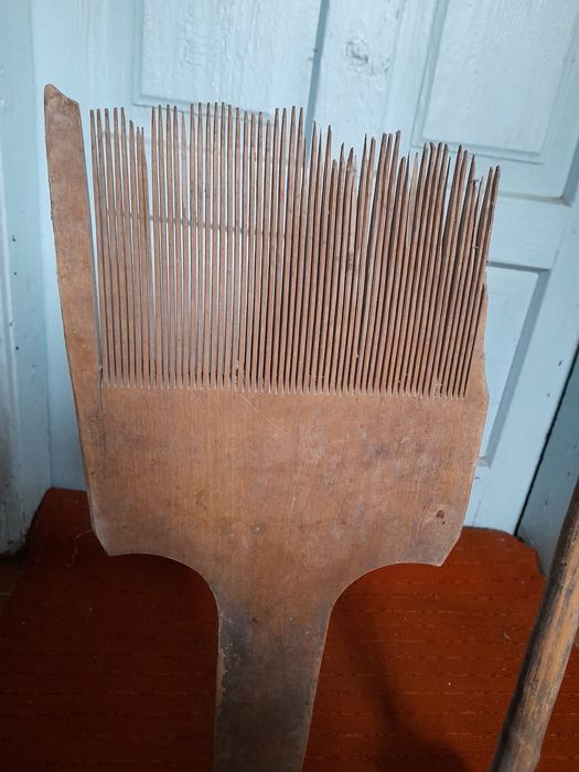 Етноінтерєр Чесалка для льону, коноп, гребінь- чесало