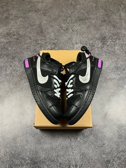 Nike SB Dunk x Off White Black White Violet
