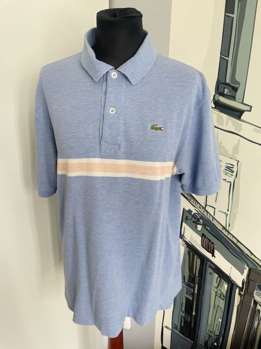 Koszulka męska polo z kołnierzykiem Lacoste rozmiar S 36 bawełna