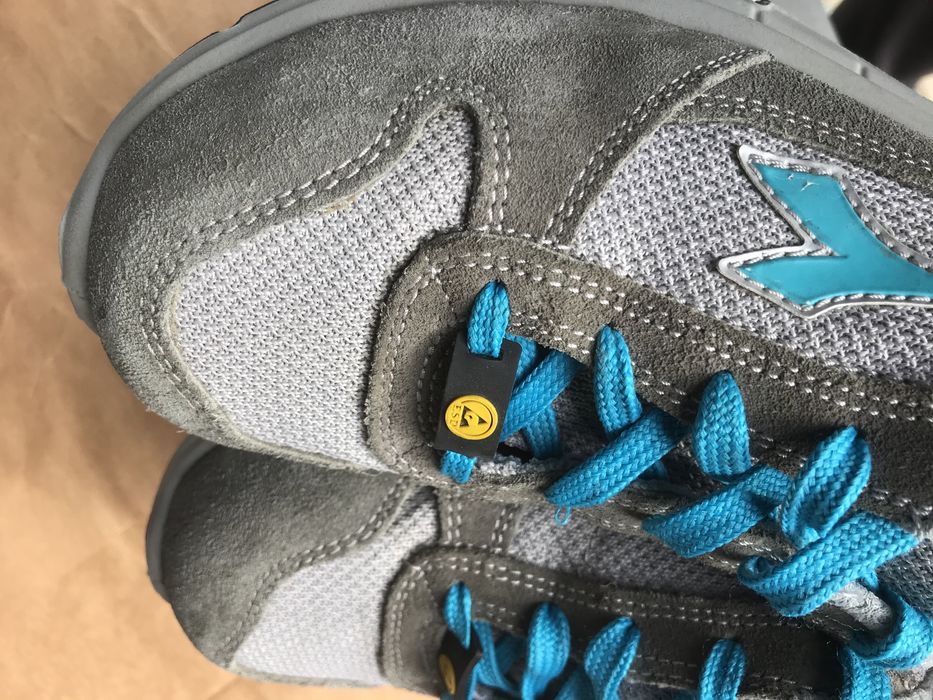 Кросівки унісекс робочі як НОВІ захист носка 38р24см Diadora Utility