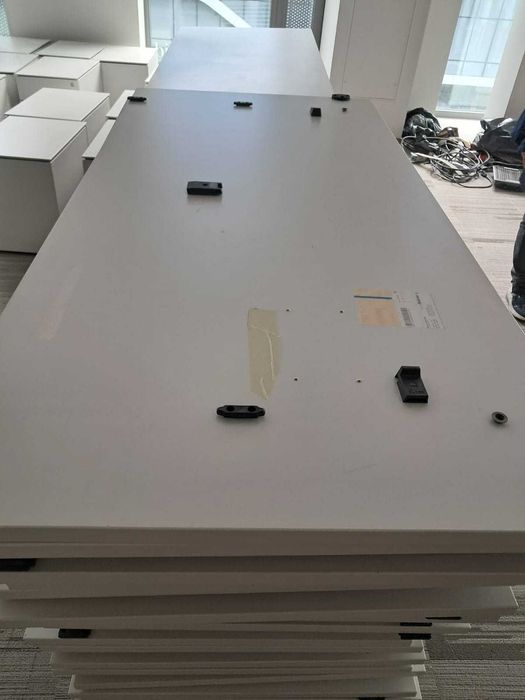 Blaty biurowe białe