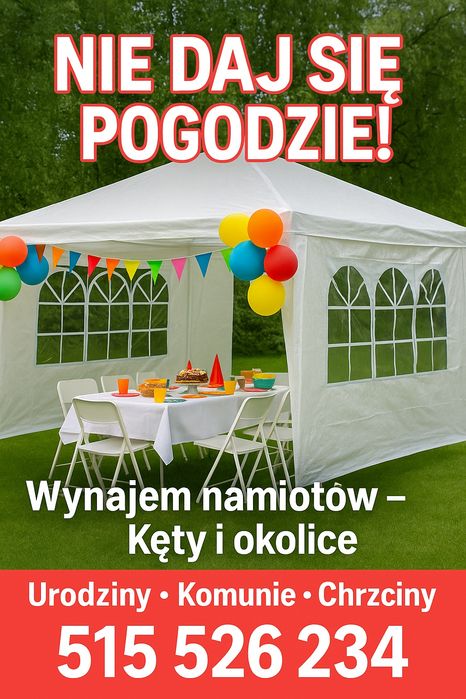 Wynajem namiotów