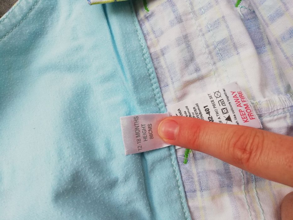 Ogrodniczki spodenki rozmiar 86