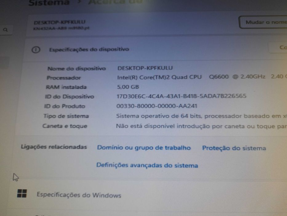 computador de secretaria como novo.