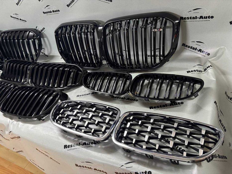 Решетка ноздри BMW F20 F40 F44 E46 E90 G30 F48 F30 G20 F34 G12 бмв