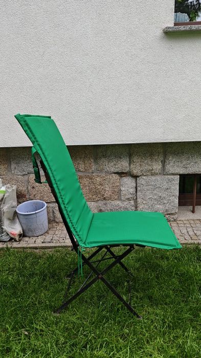 Poduszki ogrodowe Ikea Naston z oparciem zielone