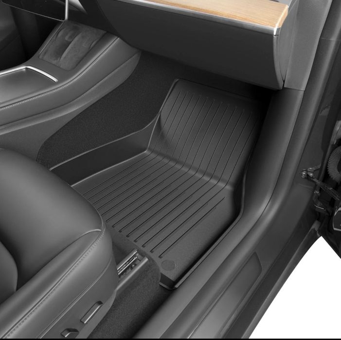 Килимки коврики 3d tesla model y all wheather в салон ковры поліки