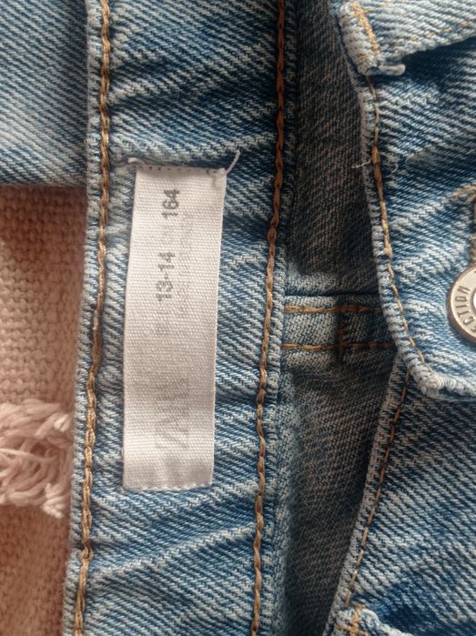 Spodnie jeansy Zara szeroka nogawka 164