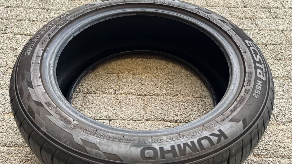 Pneu kumho ecsta hs52 205/50 zr17 93w – excelente estado