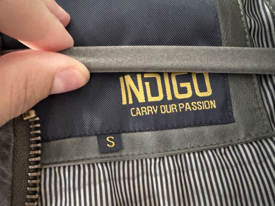 Męska kurtka Bomber Indigo rozmiar S