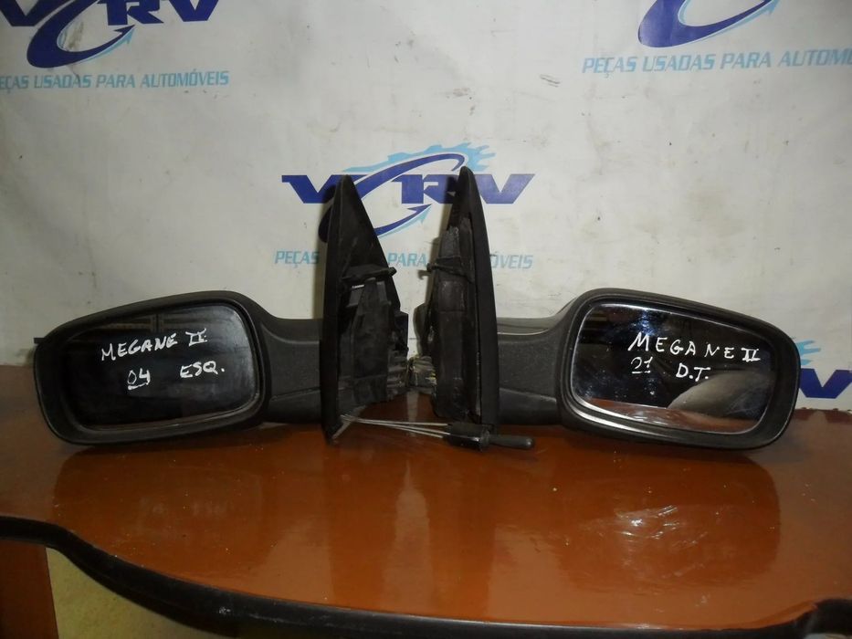Espelho retrovisor esquerdo Renault Megane II 2002/2009