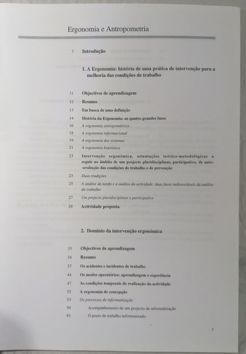 Ergonomia e Antropometria