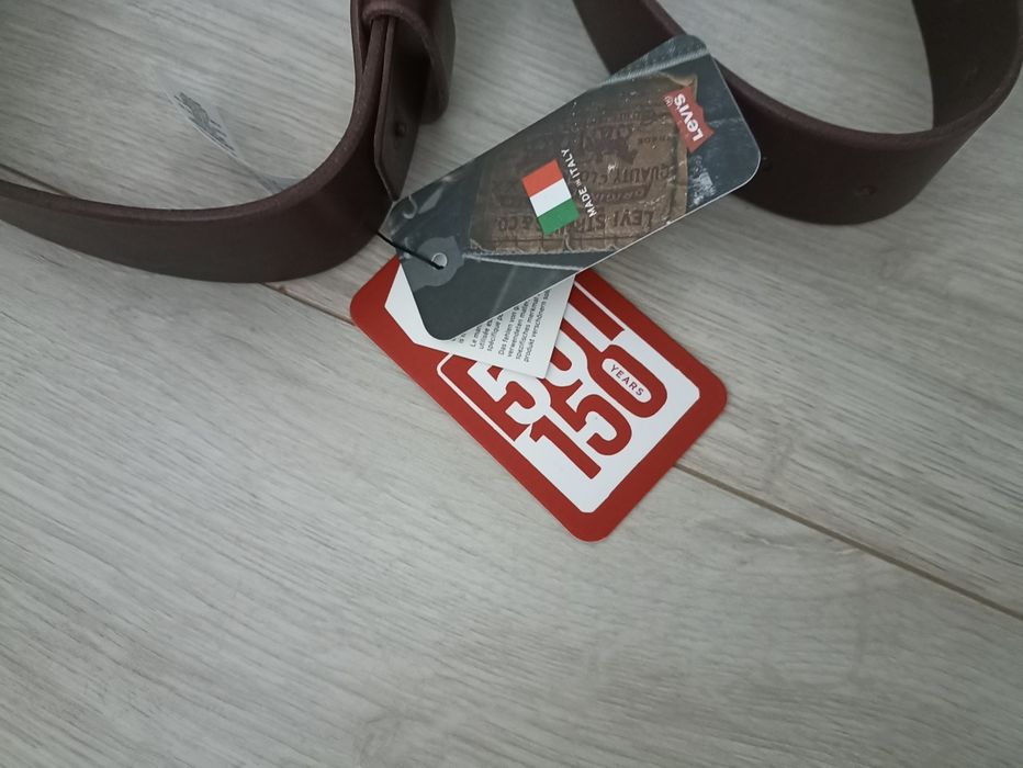 Шкіряний ремінь levi's — zdjęcie 3