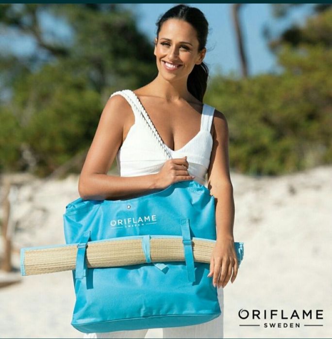Saco de praia com esteira Oriflame NOVO!