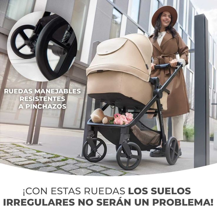 Carrinho de bebé KINDERKRAFT 3 em 1 (NOVO)