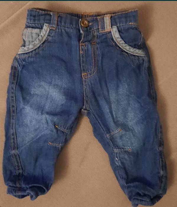 Spodenki  George jeansowe rozmiar 62 plus bluzeczka z F&zF