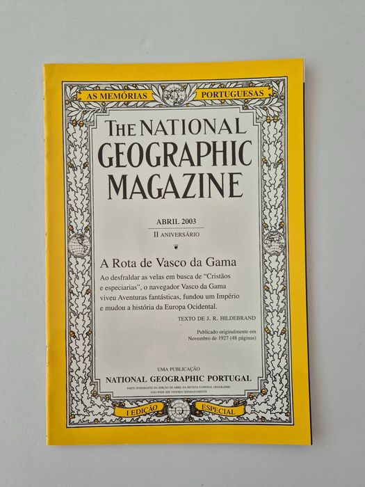Edição Especial Revista National Geographic, A Rota de Vasco da Gama