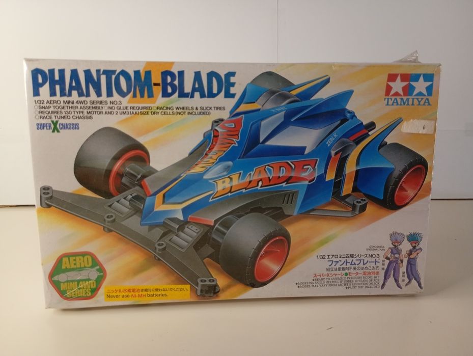 Tamiya Aero Mini 4WD Phantom-Blade 1/32 – Modelo Vintage Raro