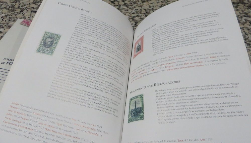 Coleção Completa Selos e Postais Portugal, 3 Séculos História.