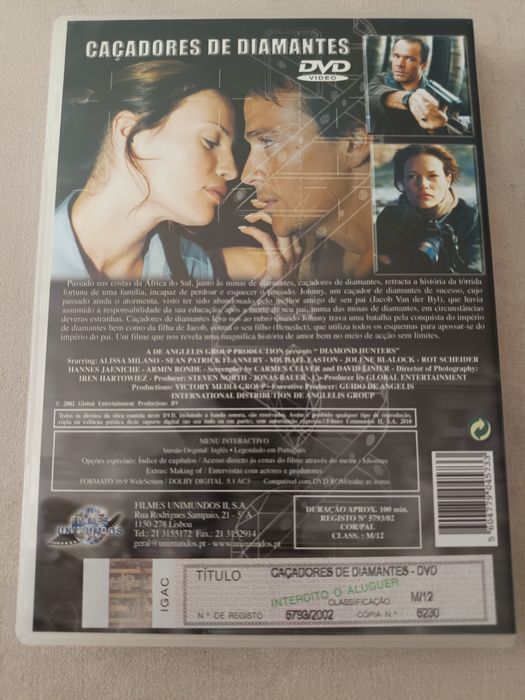DVD caçador de diamantes