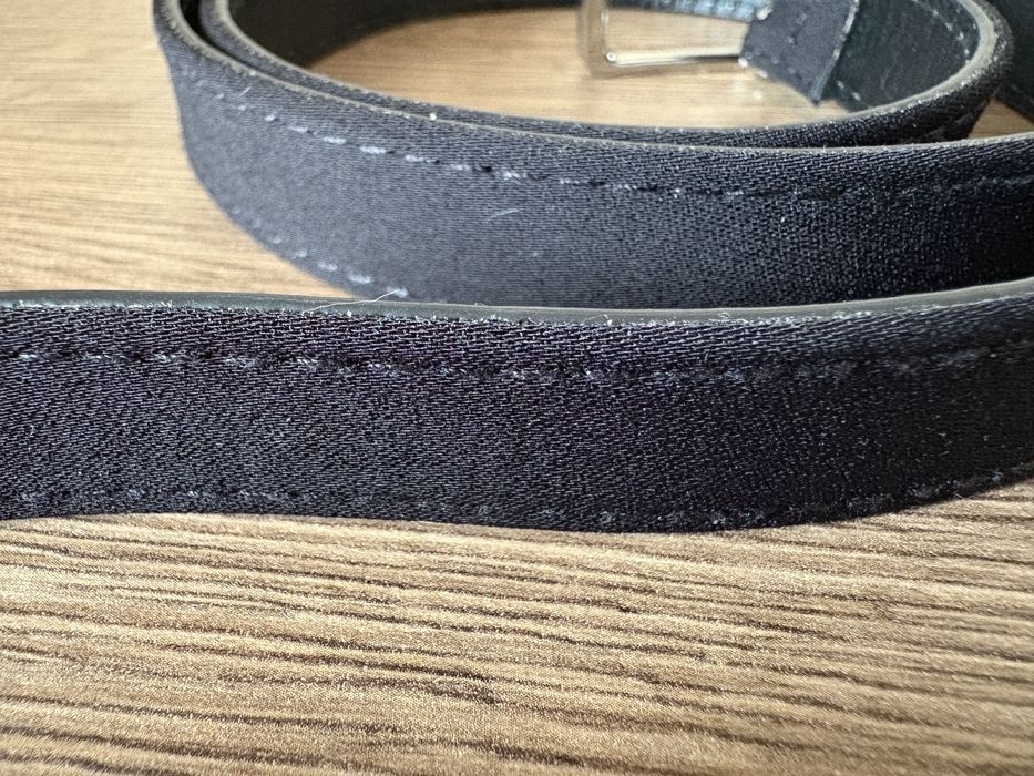 Czarny pasek damski 95 cm