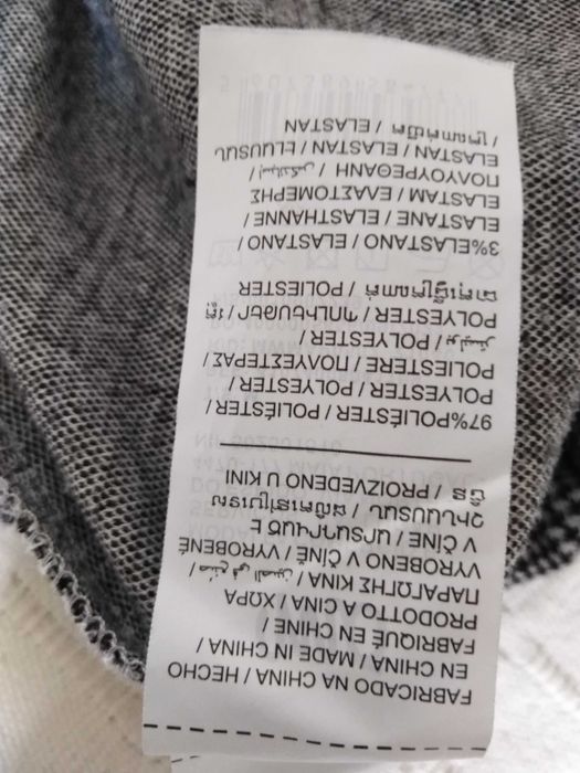 Calças Padrão Quadriculado MO Woman M