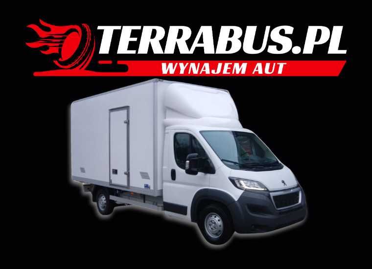 Kontener Winda 8 Palet Wypożyczalnia Bus Dostawczy z Rampą Załadowczą